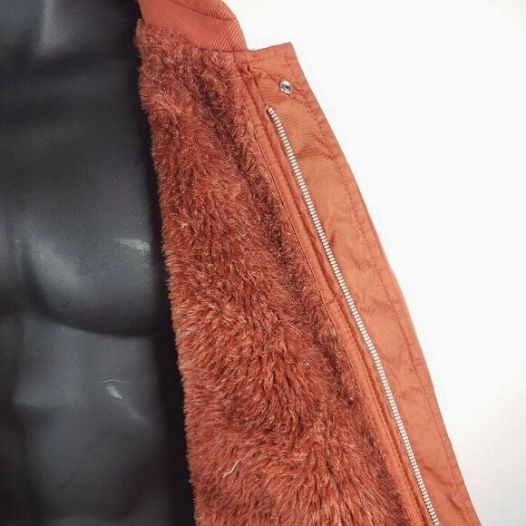 Vintage 70s Sears Outerwear Rust Orange Jacket L - Picture 5 of 8